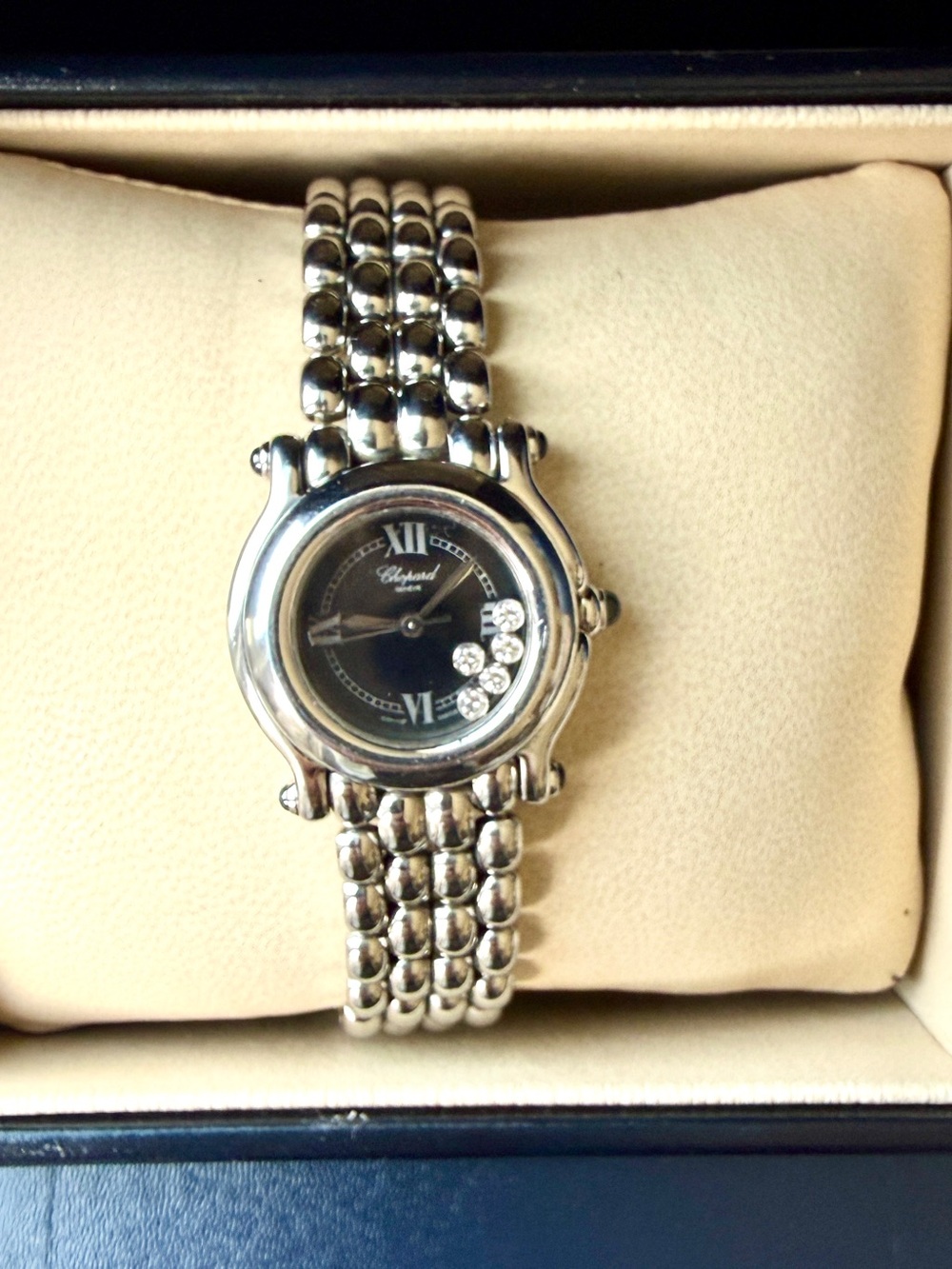 Chopard Happy Diamonds Stainless Steel Women's Watch - Silver - Picture 1 of 9